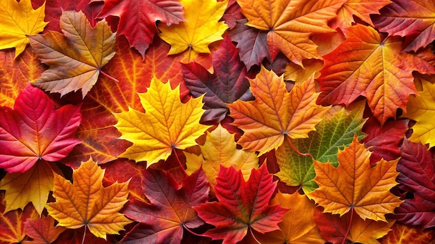 Kostenlose Foto bunter herbstlaub hintergrund