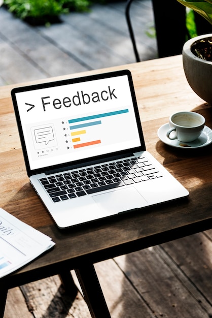 Free Photo feedback comment survey support response bar word