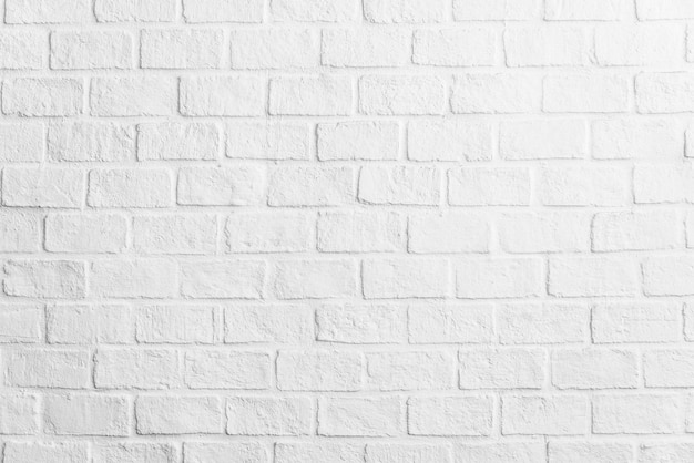 Free Photo white brick wall textures background
