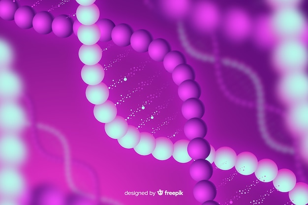 免費 Vector 抽象的dna背景