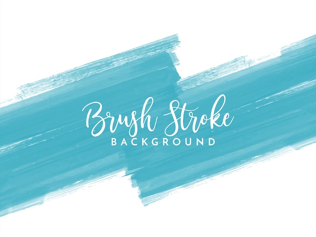 無料Vector watercolor brush stroke design background vector