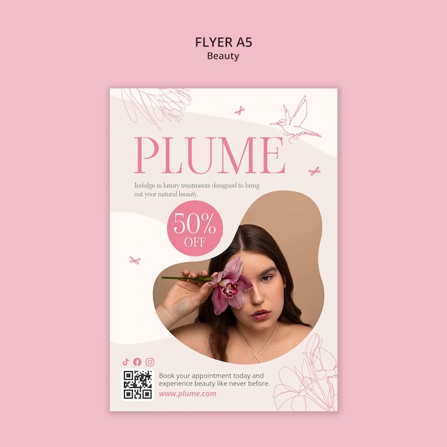 Kostenlose PSD beauty-template-design