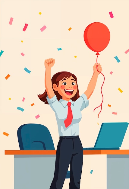 Photo gratuit illustration représentant un emploi dans une entreprise