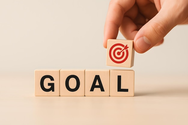 Photo achieving your goals a conceptual illustration