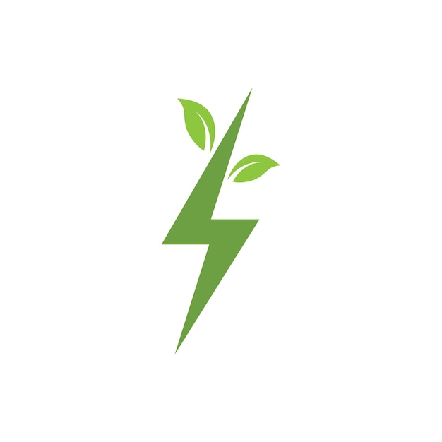 Vector eco energy icon vector illustration design