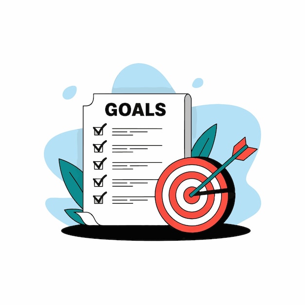 Vector goals and target achievement plan