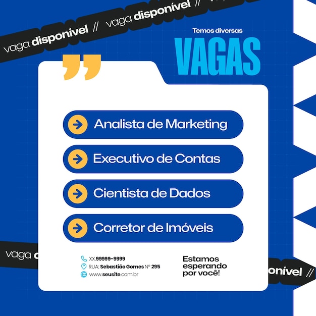 PSD encontre o seu próximo desafio profissional temos vagas disponíveis