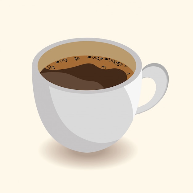 Kostenlose Vektor kaffeetasse design