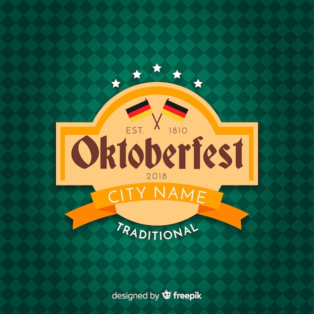 Vetor grátis fundo oktoberfest
