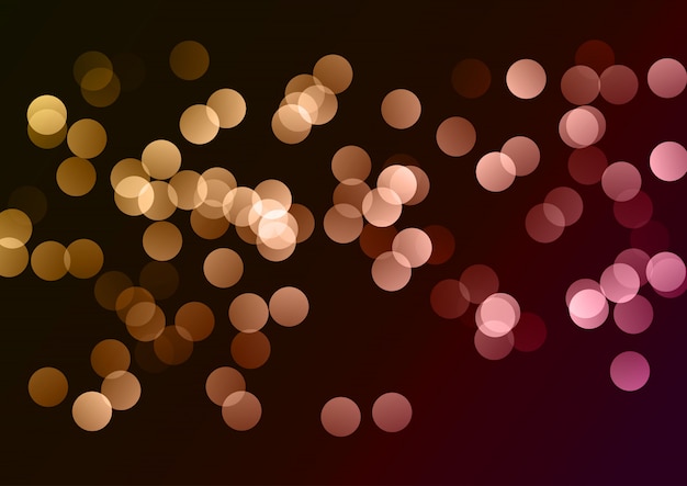 Vettore gratuito bokeh illumina lo sfondo