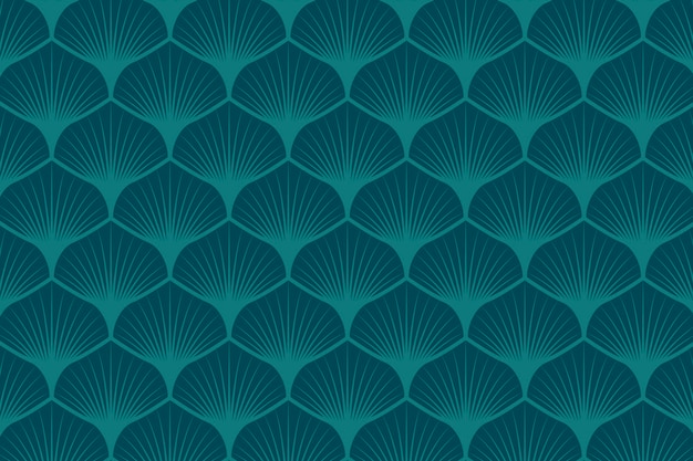 Vettore gratuito modello art deco design piatto